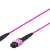 FO patch cable, MPO socket to MPO socket, 15 m, OM4, multimode 50/125 µm, DK-2566-15/4