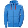 Helly Hansen Bluzy i polary OXFORD FZ HOODIE M Zamek błyskawiczny z przodu Niebieski Bawełna 100