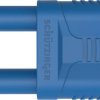 Schützinger SKURZ 6100 / 19-4 IG 2MB Ni / BL Złącze męskie zwierające, bezpieczne niebieski 1 szt.