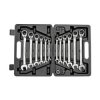 Gedore RED 3300060 Combination Ratchet Wrench Set 16 Pieces 8-19 mm