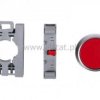 Przełącznik chwilowy niski czerwony NC