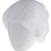 Czepek do włosów, typ: Czepek, Biały, zastosowanie: Pomieszczenie sterylne, Drzwi, Wejście, Przemysł spożywczy,
