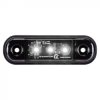 Lampa obrysowa LED biała 12/24 V, klosz przyciemniany DARK, 83,7 × 24,2 mm - L1317