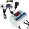 Termostat Elektroniczny Regulator Temperatury Z Gniazkiem I Wtyczką 230V