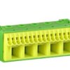 Blok samozacisków QC 63A zielony 22 przyłączy 33x90x34mm KN22E