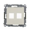 Pokrywa gniazda RJ12/RJ45 kremowa DKP2.01/41 Kontakt Simon54
