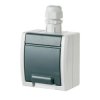 AQUANT Gniazdo hermetyczne pojedyncze natynkowe z/u IP65 1241-65