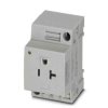 Gniazdo sieciowe Gniazdo Szyna DIN 20A