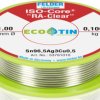 Solder, lead-free, SAC (Sn96.5Ag3.0Cu0.5), Ø 1 mm, 0.1 kg, 53761010
