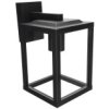 Ogrodowa Oprawa Elewacyjna Kinkiet Gaja S Black E27 Czarny Ip44 Edo777370
