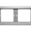 Berker K.5 Ramka Podwójna Pozioma Stal Szlachetna Nierdzewna 13637004