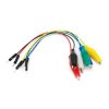 Small Alligator Clip to Male Jumper Wire Bundle - 6 Pieces