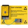 Antistat 093-0019 Wristband Tester - Complete With Wallmount & Foot Plate 9V