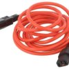 SCHAFFNER-820085 Kabel IEC C13 żeński, IEC C14 męski 3m z blokadą IEC LOCK