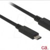 85533 Delock Extension cable USB 3.0 Type-C male > female 1.0 m