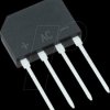KBP201 Flat bridge rectifier, 100 Vrrm, 2 A, 3.5mm pitch