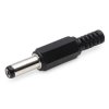 Wtyk zasilający DC 2,1/5,5/14 mm prosty, na kabel, Vitalco