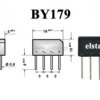 Mostek prostow. BY 179 ( płaski ) 1,5A 250V