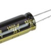 Kondensator 1500μF 35V dc Radialny, Otwór przelotowy Panasonic roztaw: 5mm 12.5 (Dia.) x 35mm