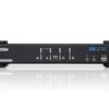 Aten Biurkowy Przełącznik Kvm 4 Port Usb Dvi Audio Dual Link