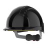 Kask ochronny, Czarny, ABS, Standardowy, EVOLite