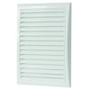 Kratka wentylacyjna z siatką 172x247mm biała MW127