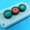 SALB-339 PRZYCISK ZIEL/CZER/ZIEL W OBUDO