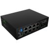 Switch PoE 9x port RJ45 (4x PoE+ Fast Ethernet 4x Poe++ Fast Ethernet 1x Uplink Gigabit Ethernet) 1x port Uplink SFP LANBERG