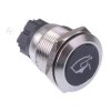 Bilge Pump 1' Blue LED Momentary 19mm Vandal Push Button Switch SPDT 12V