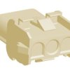 Obudowa złącza 3-pinowe -rzędowe raster: 6.35mm TE Connectivity Żeński Montaż na panelu Universal MATE-N-LOK Obudowy