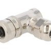 Złącze Okrągłe M12 Żeńskie Kątowe Ekranowane 5Pin 60V Pg7 T4112011051-000