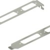 Card holder, without mounting bracket, stainless steel, gray, 10037379