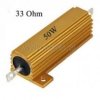Rezystor drutowy 33 Ohm 50W z radiatorem