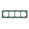DECO Ramka poczwórna DECO Pastel Matt szmaragdowy 51DR-4
