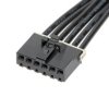 Kabel przewód-płytka, L1NK 396, 600 V DC, 13 A, raster: 3.96mm, 150mm, Cyna, Czarny