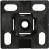 Mounting base, max. bundle Ø 7.6 mm, PA, black, self-adhesive, (L x W x H) 38 x 38 x 8 mm, 01860906010