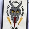 The Krampus Counted Cross Stitch DIY Kit - Spooky Art