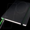 44770095 Leitz notebook A5 squared hardcover, black