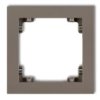 Deco Ramka Pojedyncza Deco Pastel Matt Czekoladowy 49Dr-1