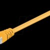95534 Cat.5e F/UTP patch cable CCA yellow 1.5 m
