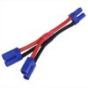 EC5 Female to 2 x Male Battery Parallel Harness Adapter Lead 10AWG 100mm