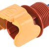 Screw-in housing, PA, longitudinal bow locking, IP20/IP40, 09930010126