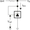 All-capacitor stable precision programmable reference with RKA pin layout
