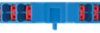 Patch distribution terminal, push-in connection, 0.5-1.5 mm², 32 pole, 8 A, 4 kV, blue, 1267840000
