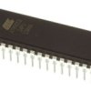 Mikrokontroler Microchip AT89S52-24PU AT89S52 PDIP 40-pinowy Otwór przelotowy 8051 8kB 8 bit 32 MHz, 256 bit RAM Flash,