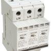 Ochrona przeciwprzepięciowa 415 V AC na szynę DIN Bourns Zabezpieczenie 3-biegunowe 100kA