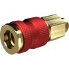 Quick-release coupling, L 62.5 mm, 35 bar, brass, for Pneumatic, 137553