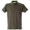 TENERIFE MAN ARMY GREEN/YELLOW FLUO POLO