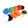 Zestaw gąbek do polerowania 9el. 8 gąbek, dysk, adapter M14
