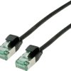 Kabel krosowy ROLINE RM U/FTP DataCenter Cat.6A (klasa EA), smukły, czarny, 0,15 m